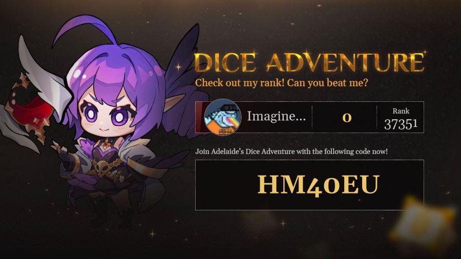 Check out my progress in Adelaide's Dice Adventure!